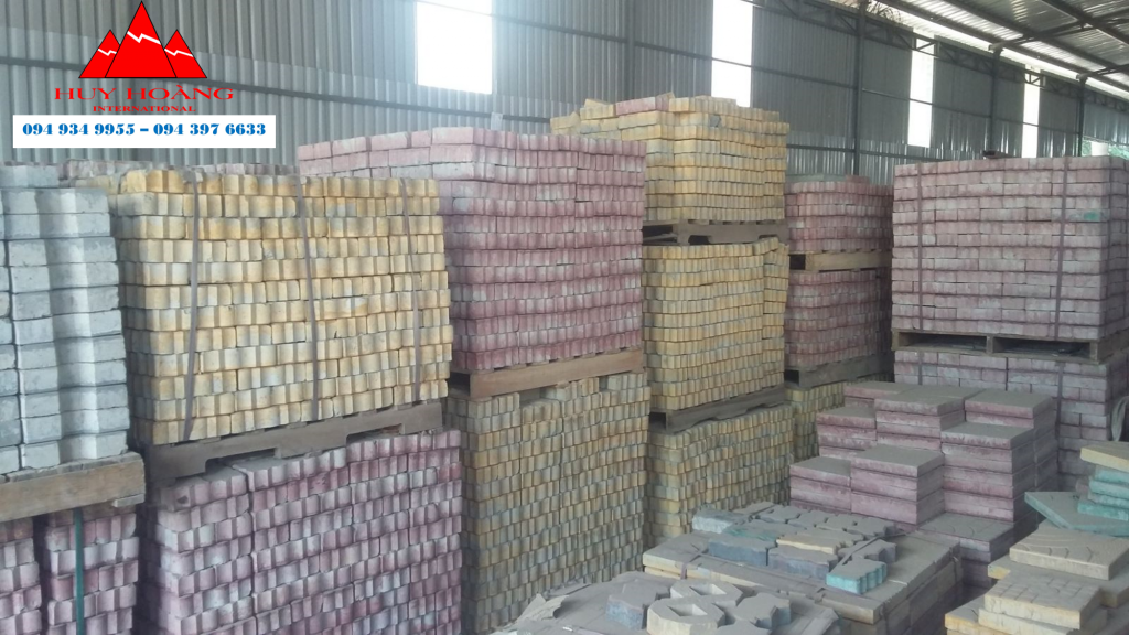sản xuất gạch vỉa hề, sản xuất gạch terrazzo
